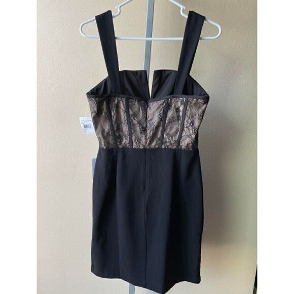 Harlyn Front Twist Structured Laced Corset A-Line Dress Size Medium - Picture 2 of 2